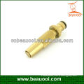 Brass garden hose nozzle